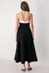 parisian-poise-black-cream-strapless-button-midi-dress-flying-tomato-sophias-style-6