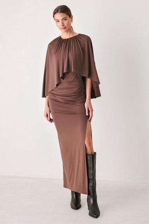 dusty-rose-drape-mauve-caplet-shirred-midi-dress-flying-tomato-sophias-style-3