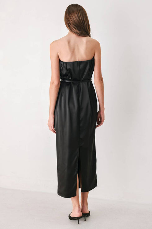 noir-drape-black-ruched-tulip-skirt-midi-dress-flying-tomato-sophias-style-2