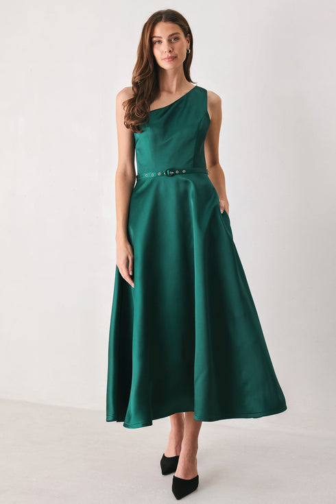 emerald-elegance-green-one-shoulder-belted-midi-dress-flying-tomato-sophias-styleDRESSES-1