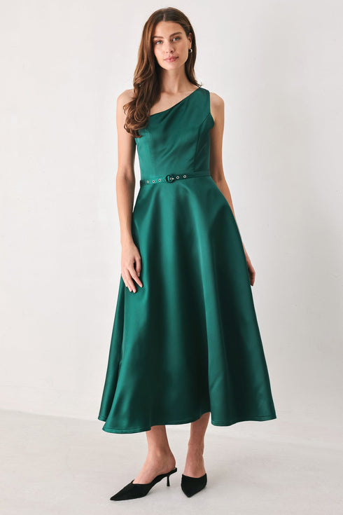emerald-elegance-green-one-shoulder-belted-midi-dress-flying-tomato-sophias-style-3