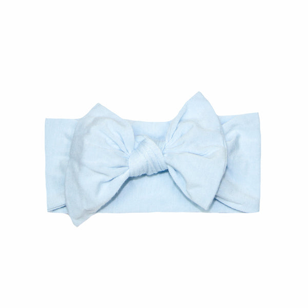 bow-headband-baby-blue Presley Couture at Sophia's Style-Headbands-1