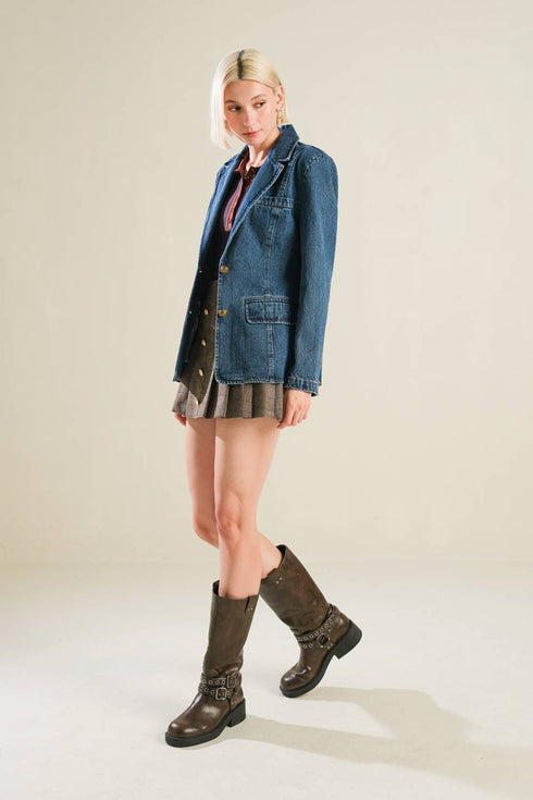 hot-to-go-denim-blazer Flying Tomato-Sophia's Style-4