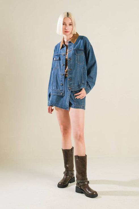 livin-my-best-life-denim-jacket Flying Tomato-Sophia's Style-4