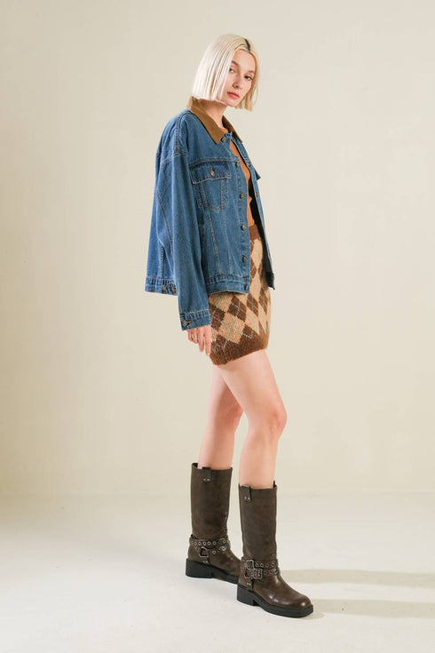 livin-my-best-life-denim-jacket Flying Tomato-Sophia's Style-7