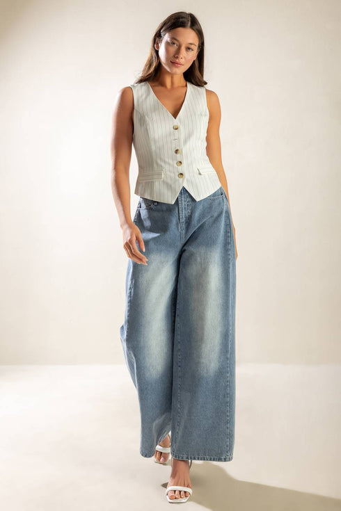 dinner-date-woven-vest Flying Tomato-Sophia's Style-7