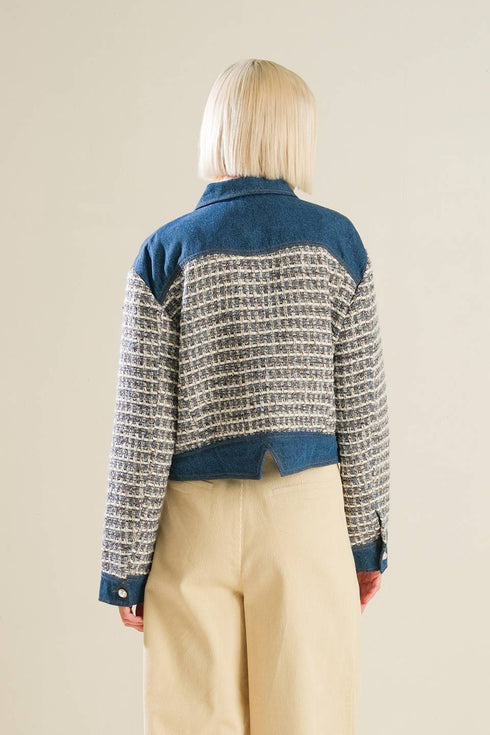 better-days-tweed-denim-jacket Flying Tomato-Sophia's Style-2