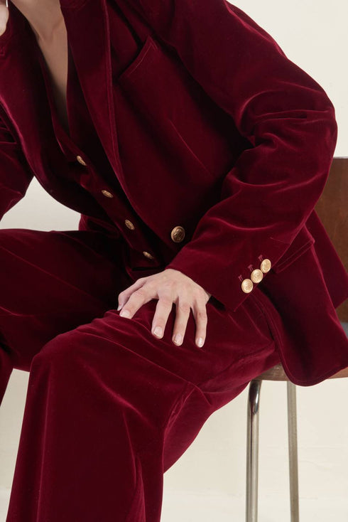 coy-charm-velvet-blazer Flying Tomato-Sophia's Style-7