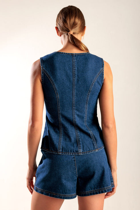 drive-in-movie-denim-vest Flying Tomato-Sophia's Style-3