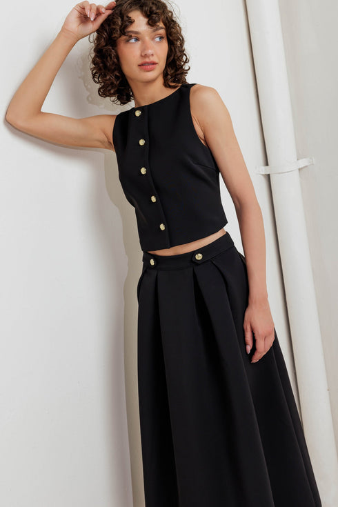 edge-affair-woven-vest Flying Tomato-Sophia's StyleVEST-1