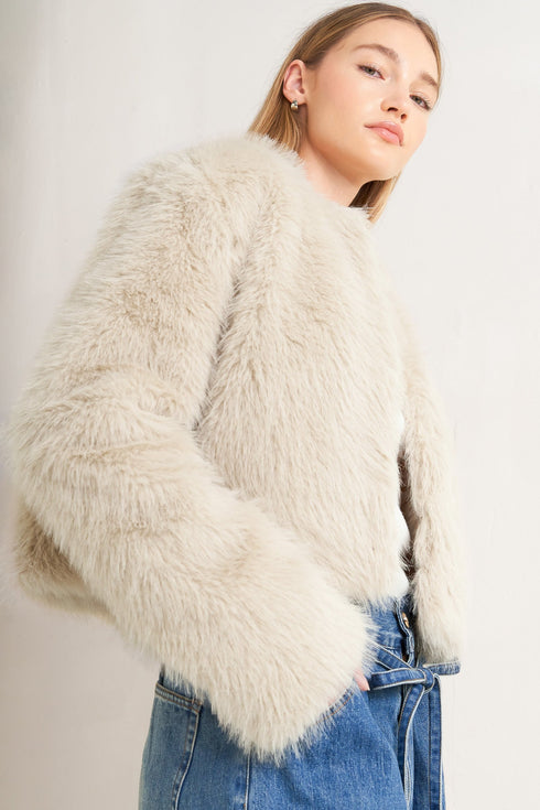 london-flare-cream-faux-fur-crop-jacket Flying Tomato - Sophia's Style-4