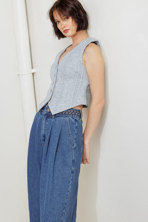 city-rivets-knit-vest Flying Tomato-Sophia's Style-7