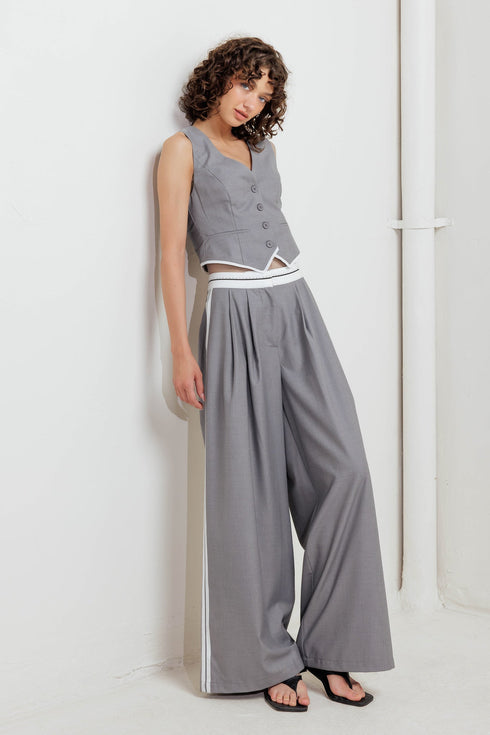 power-lines-woven-vest Flying Tomato-Sophia's Style-5