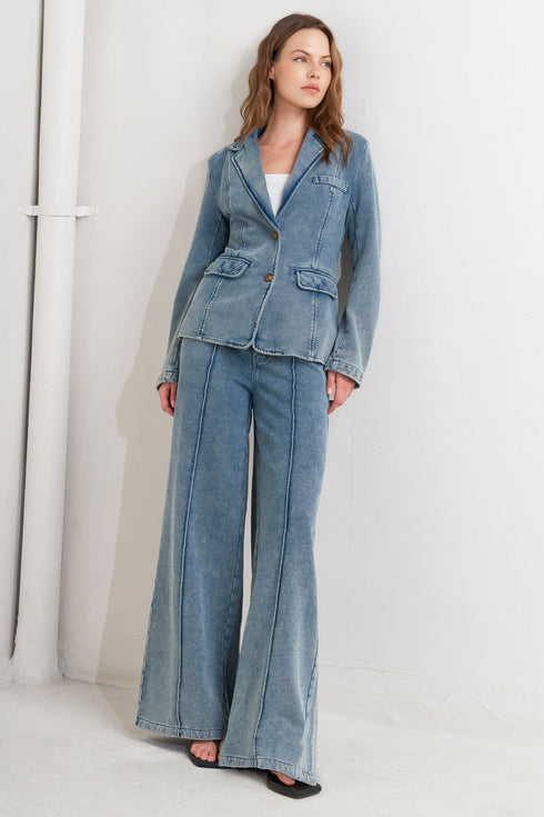 tailored-frame-french-terry-blazer Flying Tomato-Sophia's Style-4