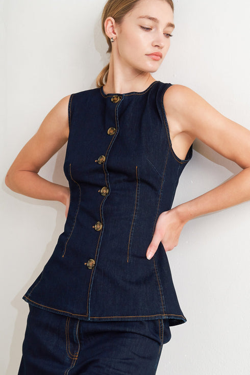 euro-city-denim-vest-flying-tomato-Sophia's StyleVEST-1