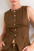 brown-sugar-faux-suede-vest Flying Tomato - Sophia's Style-2