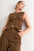 brown-sugar-faux-suede-vest Flying Tomato - Sophia's StyleVEST-1