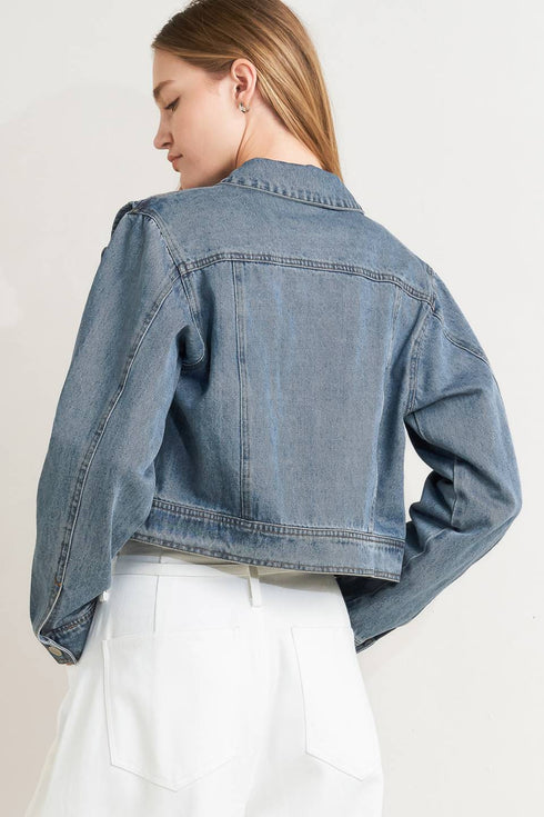 french-femme-denim-crop-jacket-flying-tomato-Sophia's Style-2