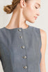 confidently-cool-tailored-woven-vest-flying-tomato-Sophia's Style-4