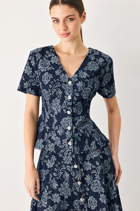 rosette-floral-woven-jacquard-top-sophias-style-4