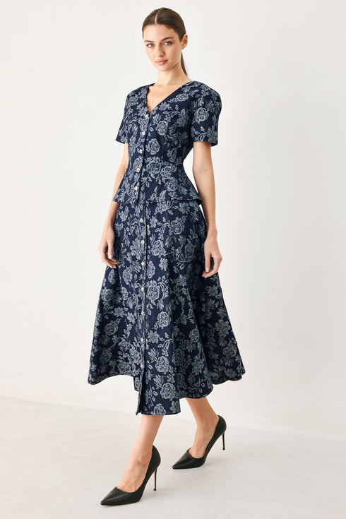 rosette-floral-woven-jacquard-top-sophias-style-5