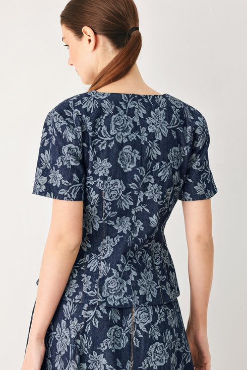 rosette-floral-woven-jacquard-top-sophias-style-8