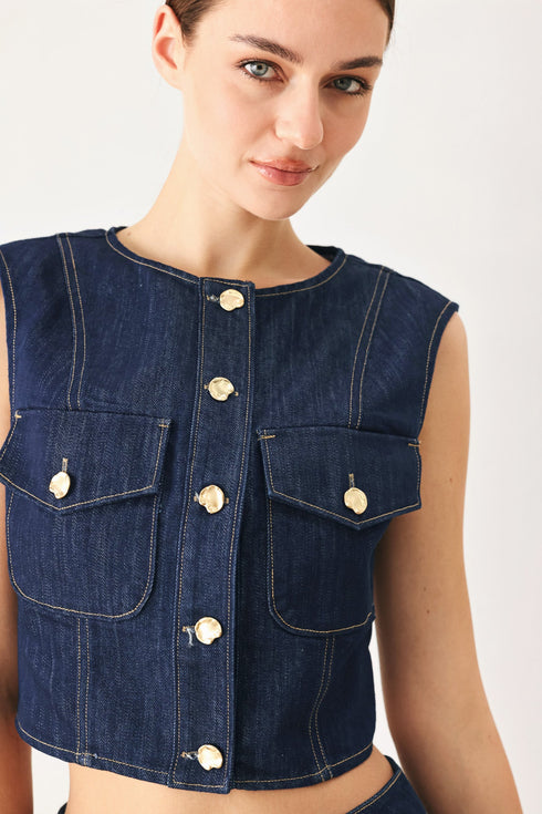 iconic-indigo-denim-crop-vest-flying-tomato-sophias-style-3