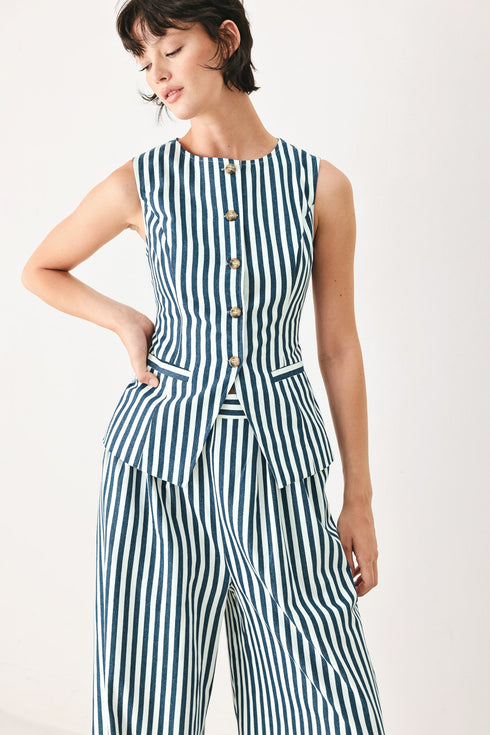 portside-stripe-woven-vest-flying-tomato-sophias-style-3
