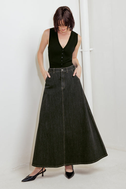 trading-secrets-denim-skirt Flying Tomato-Sophia's Style-4