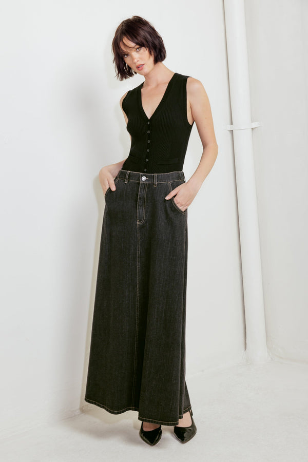 trading-secrets-denim-skirt Flying Tomato-Sophia's StyleSkirts-1