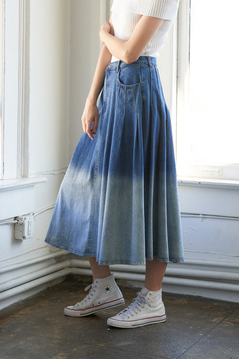 state-of-mind-denim-midi-skirt Flying Tomato-Sophia's Style-4