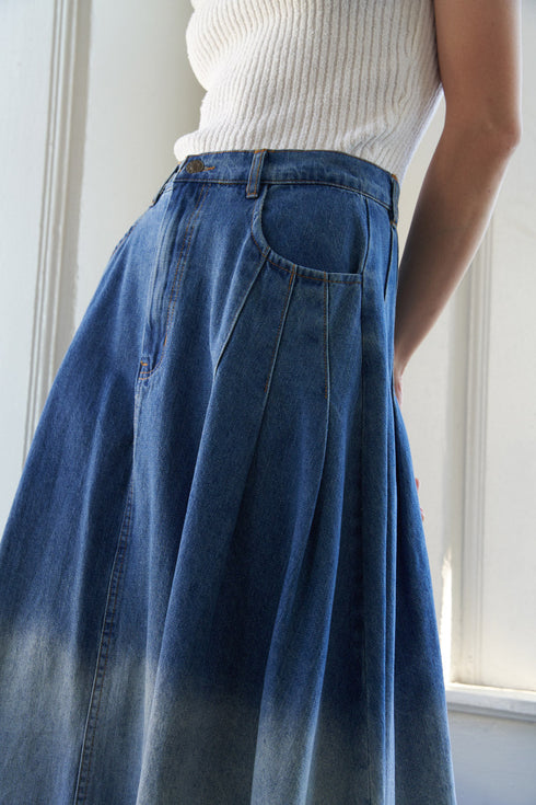 state-of-mind-denim-midi-skirt Flying Tomato-Sophia's Style-5