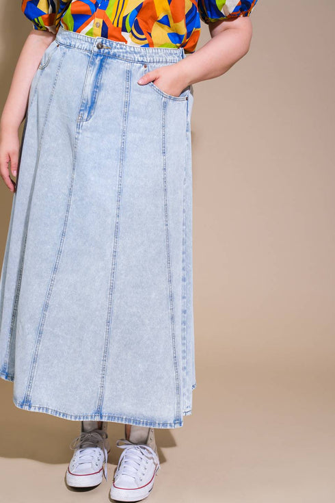 urban-cowgirl-denim-midi-skirt Flying Tomato-Sophia's Style-11