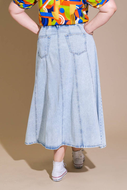 urban-cowgirl-denim-midi-skirt Flying Tomato-Sophia's Style-10