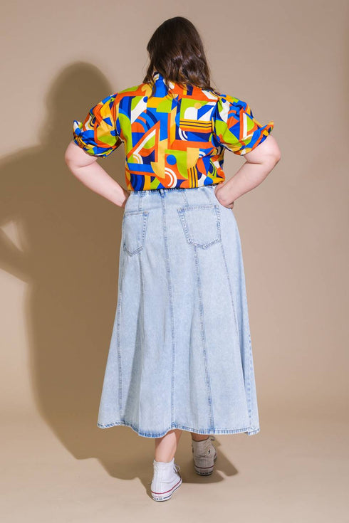 urban-cowgirl-denim-midi-skirt Flying Tomato-Sophia's Style-12