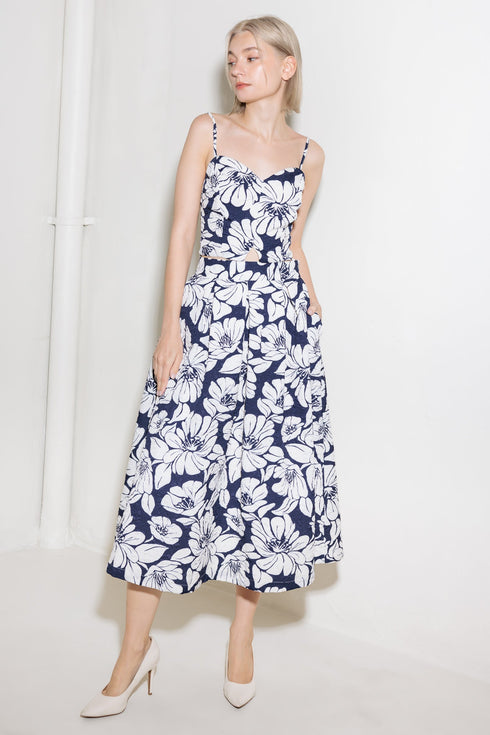 plain-optimism-navy-woven-midi-skirt Flying Tomato-Sophia's Style-6