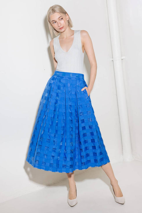 live-for-us-blue-organza-midi-skirt Flying Tomato-Sophia's Style-6