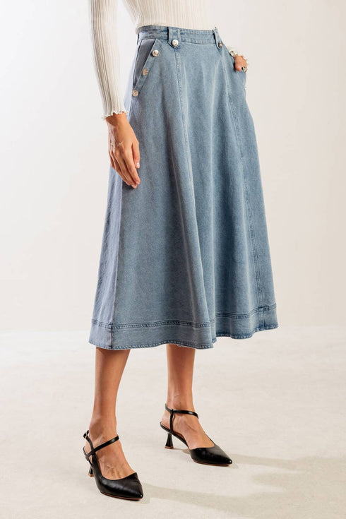 at-first-glance-denim-midi-skirt Flying Tomato-Sophia's Style-6