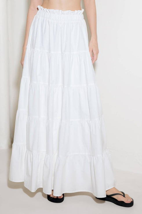 slow-down-in-white-woven-maxi-skirt Flying Tomato-Sophia's StyleSKIRTS-1