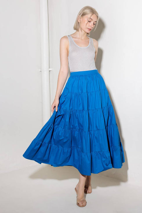 simply-spellbound-blue-woven-full-midi-skirt Flying Tomato-Sophia's Style-3