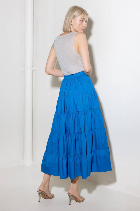 simply-spellbound-blue-woven-full-midi-skirt Flying Tomato-Sophia's Style-7