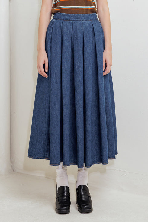 dear-moment-denim-full-skirt Flying Tomato-Sophia's Style-4