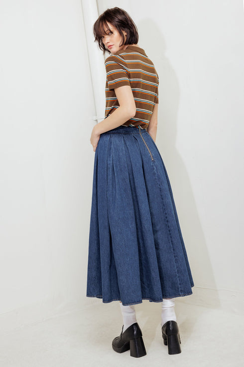 dear-moment-denim-full-skirt Flying Tomato-Sophia's Style-2