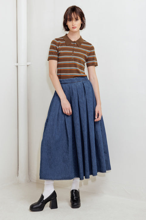 dear-moment-denim-full-skirt Flying Tomato-Sophia's Style-6