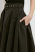 golden-still-black-woven-full-midi-skirt Flying Tomato-Sophia's Style-2