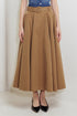 golden-still-camel-woven-full-midi-skirt Flying Tomato-Sophia's Style-3