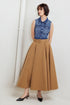 golden-still-camel-woven-full-midi-skirt Flying Tomato-Sophia's Style-4