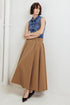 golden-still-camel-woven-full-midi-skirt Flying Tomato-Sophia's Style-6