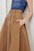 golden-still-camel-woven-full-midi-skirt Flying Tomato-Sophia's Style-7