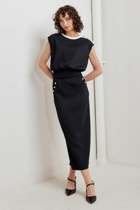 urban-luxe-command-knit-midi-skirt Sophia's Style-3